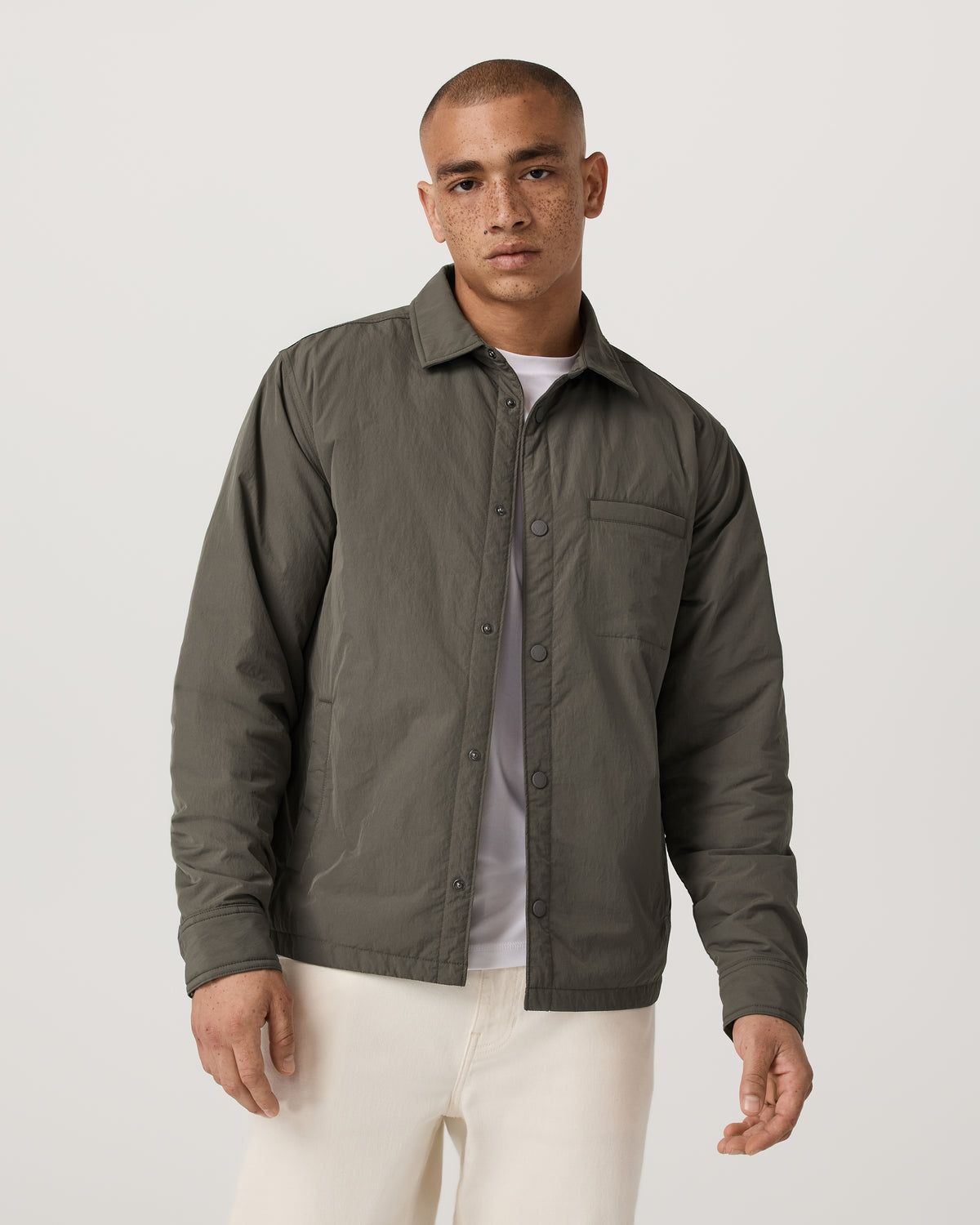 Nomad Insulated Shirt Jacket Men's Root Jacket - Vuori