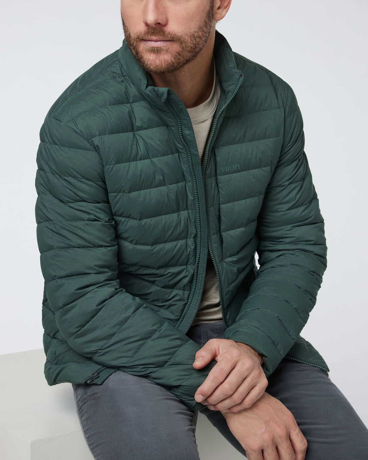 Steadfast Insulated Full Zip Jacket Aspen - Vuori