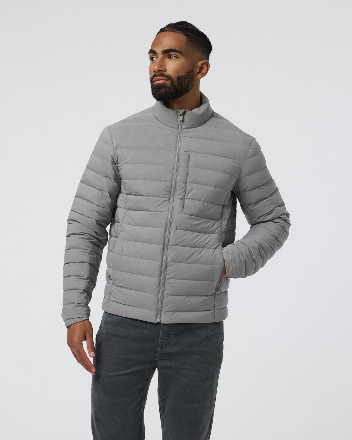 Steadfast Insulated Full Zip Jacket Shiitake - Vuori