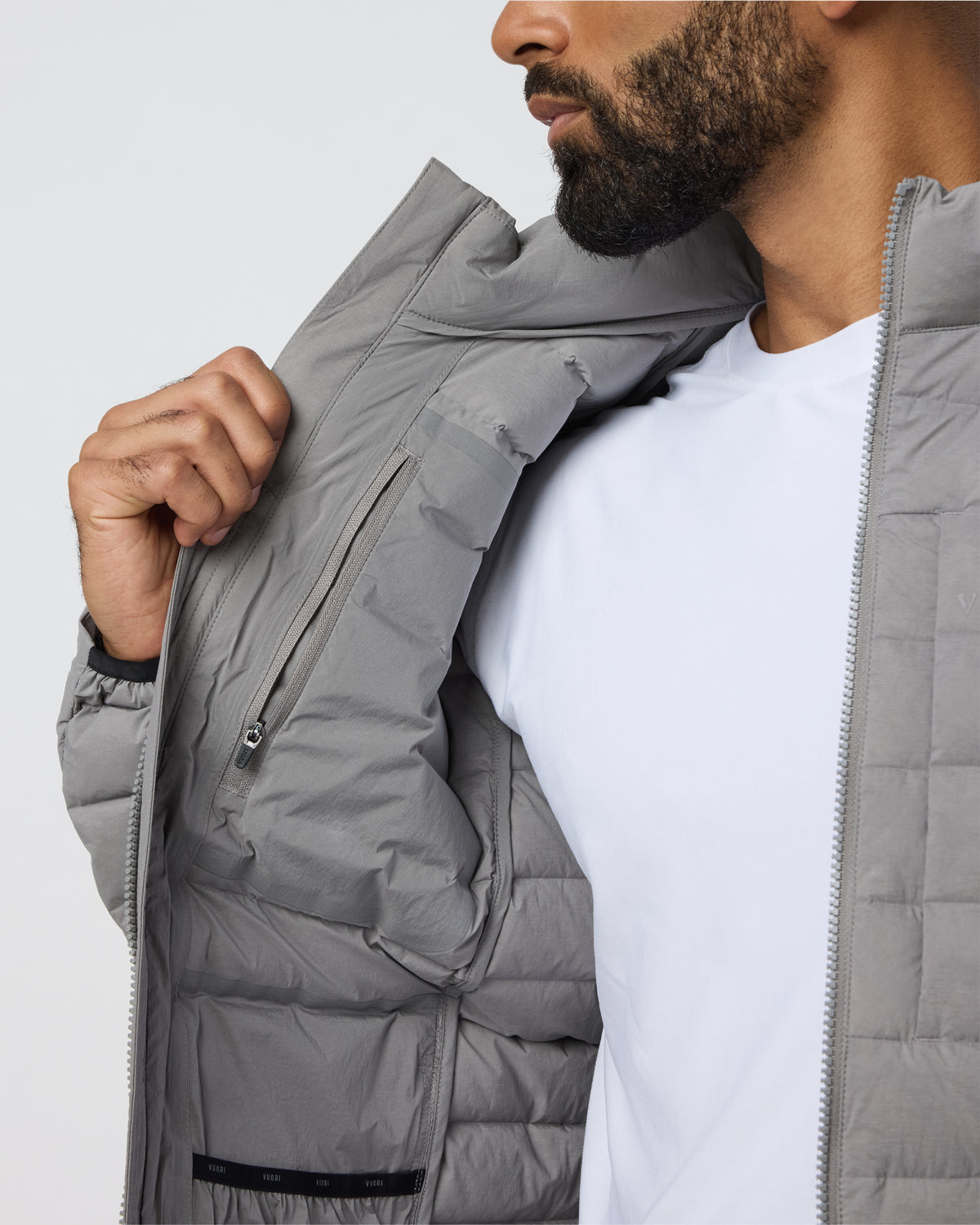 Steadfast Insulated Full Zip Jacket Shiitake - Vuori