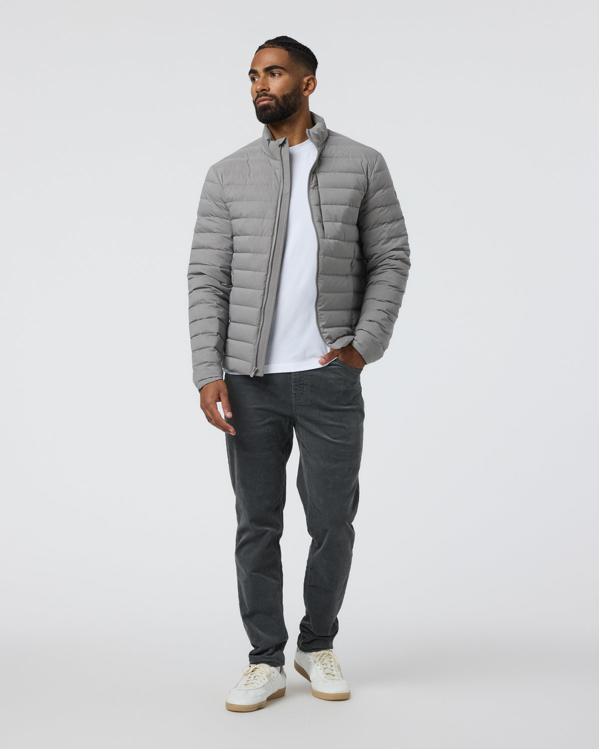 Steadfast Insulated Full Zip Jacket Shiitake - Vuori