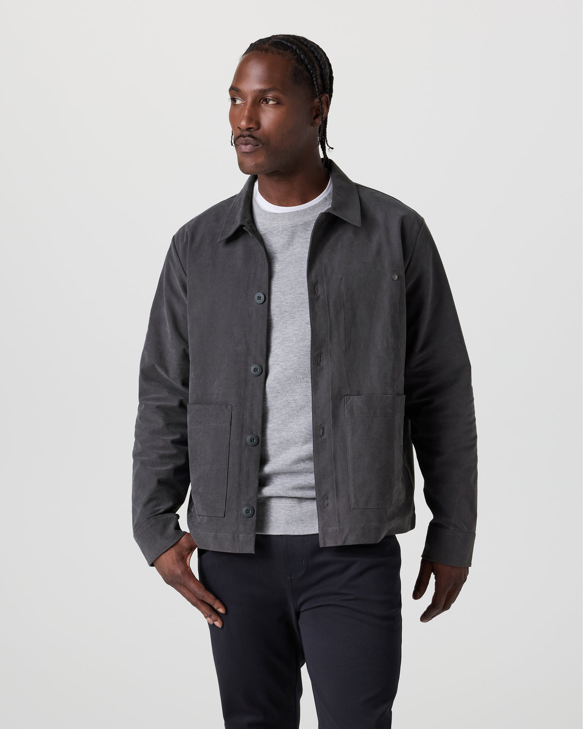 Timor Chore Jacket Charcoal - Vuori