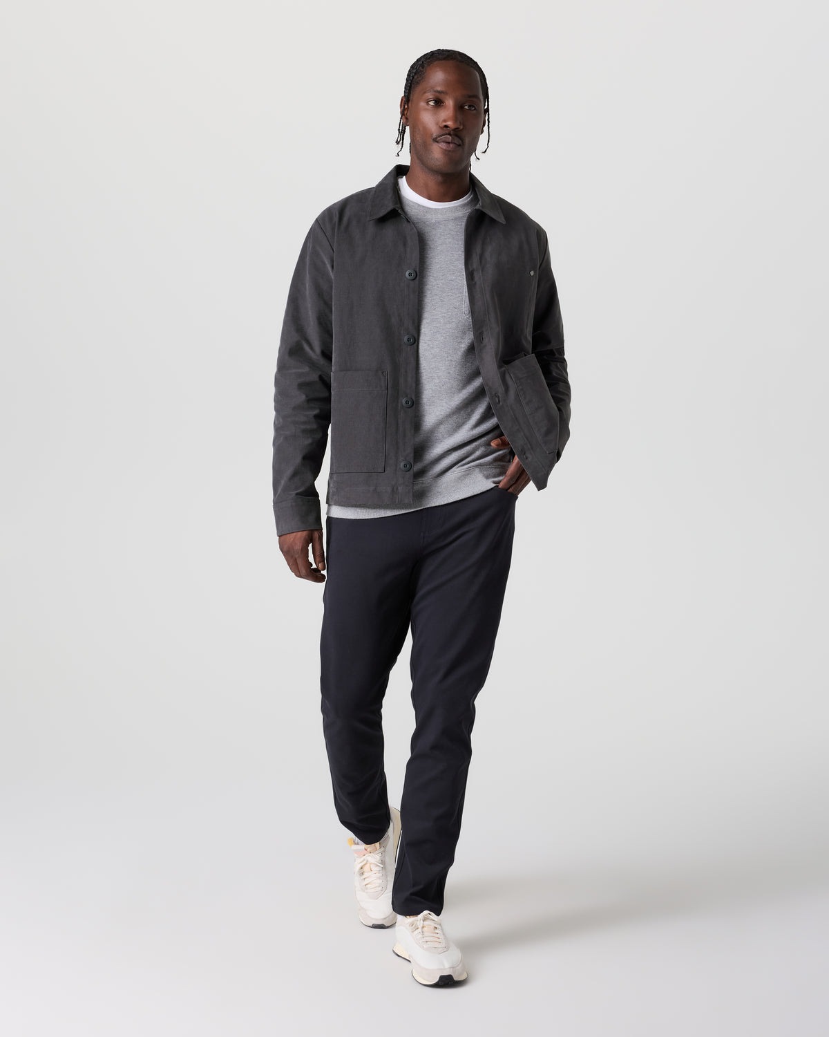 Timor Chore Jacket Charcoal - Vuori
