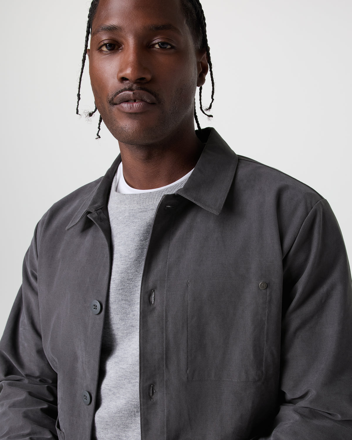 Timor Chore Jacket Charcoal - Vuori