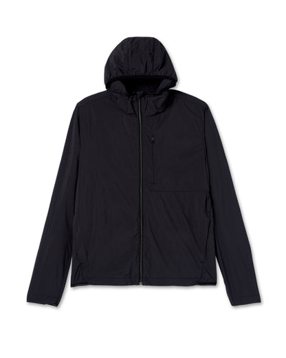 Ronan Packable Jacket Black Water Repellent Jacket - Vuori