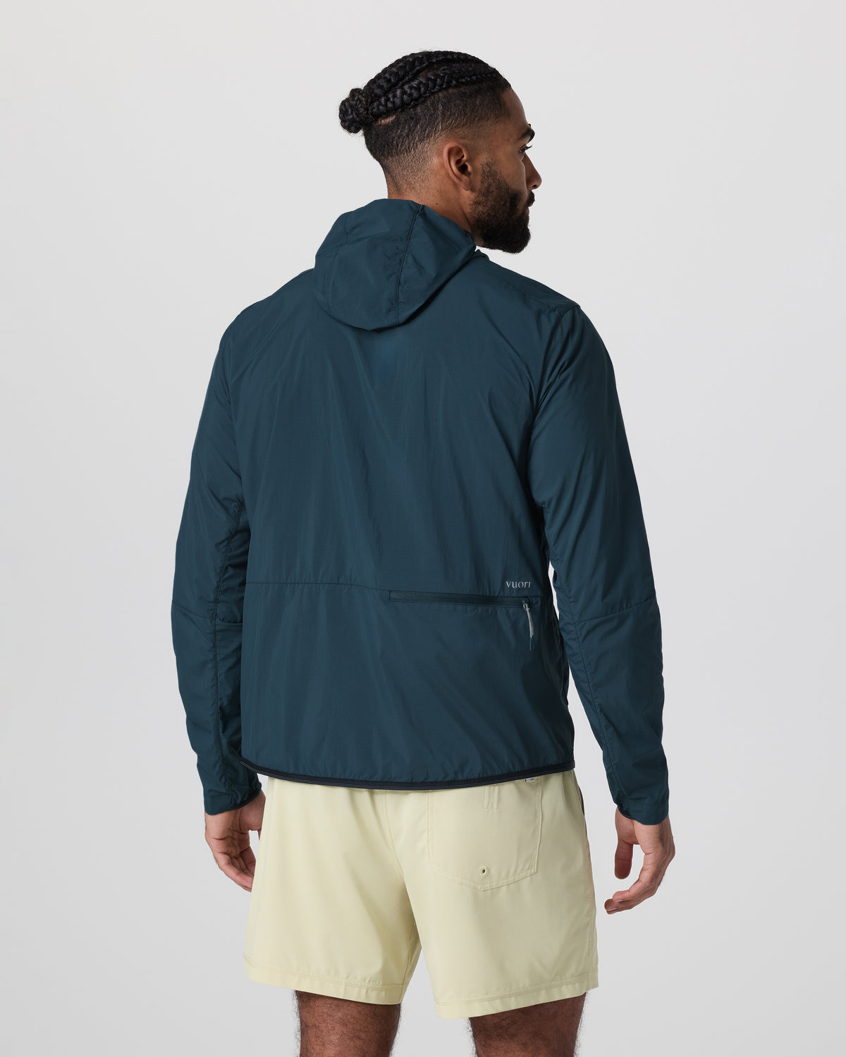 Ronan Packable Jacket Deep Sea French Terry Shirt - Vuori
