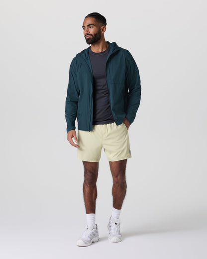 Ronan Packable Jacket Deep Sea French Terry Shirt - Vuori