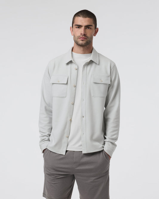 Waffle Shirt Jacket Salt - Vuori