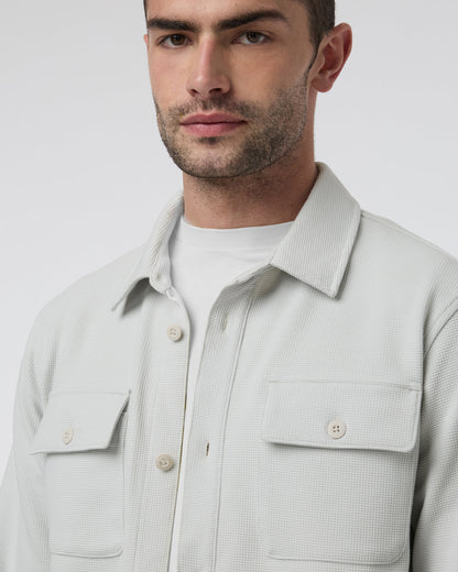Waffle Shirt Jacket Salt - Vuori