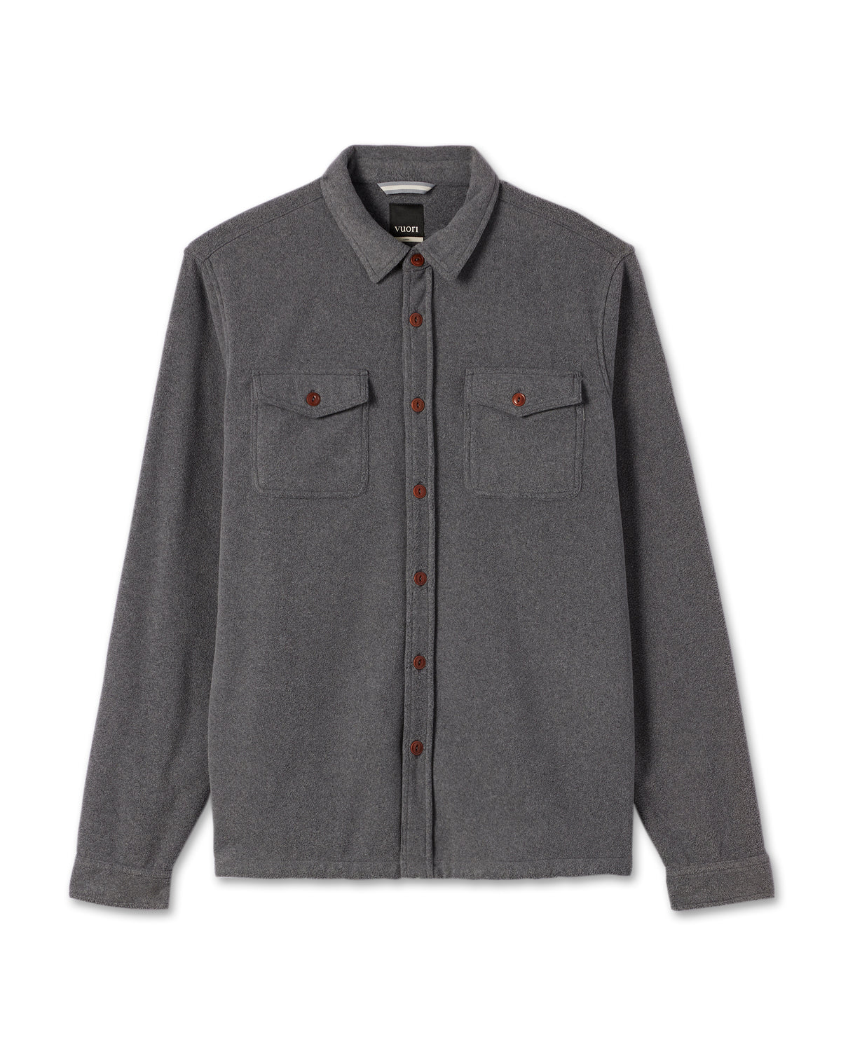 Aspen Shirt Jacket Men's Heather Grey Shirt Jacket - Vuori