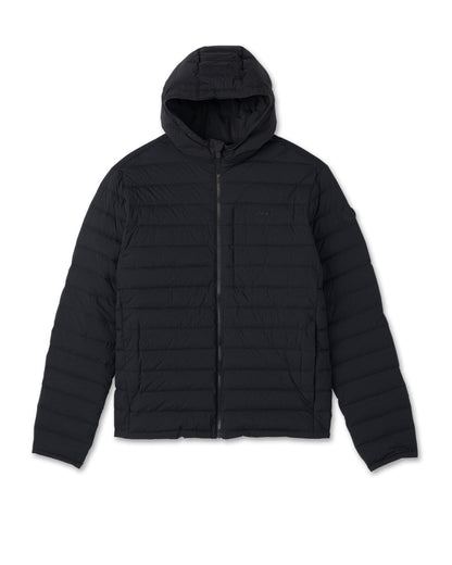 Steadfast Full Zip Hooded Jacket Black - Vuori