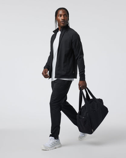 Coronado Novelty Full Zip Men's Black Heather Jacket - Vuori