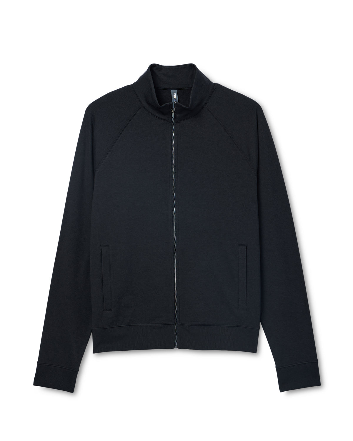 Coronado Novelty Full Zip Men's Black Heather Jacket - Vuori