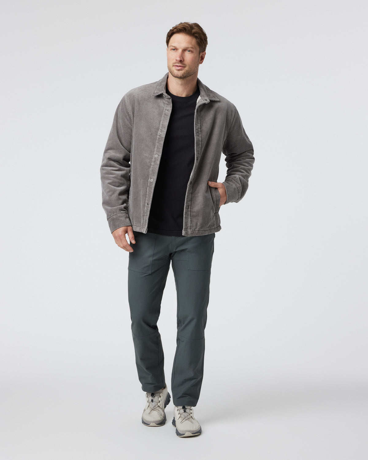 Vuori Cord Jacket Men's Shiitake Corduroy Jacket - Vuori