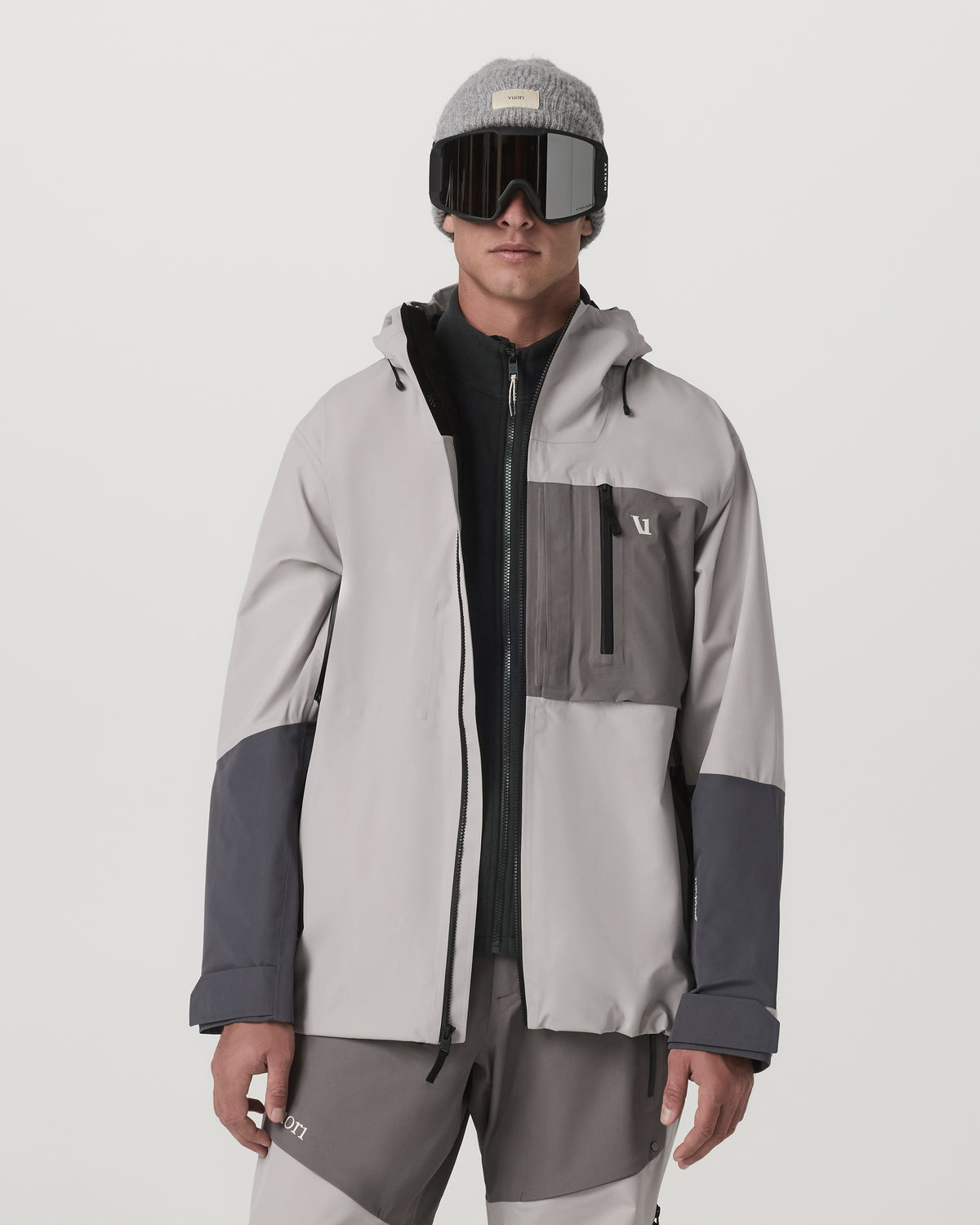 Taika Snow Shell Men's Amethyst Grey Ski/Board Jacket - Vuori