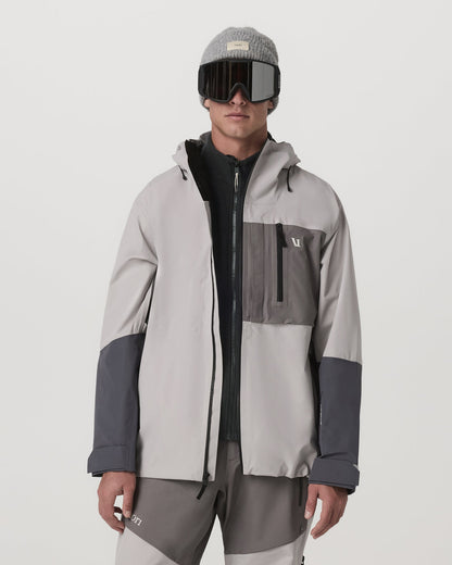 Taika Snow Shell Men's Amethyst Grey Ski/Board Jacket - Vuori