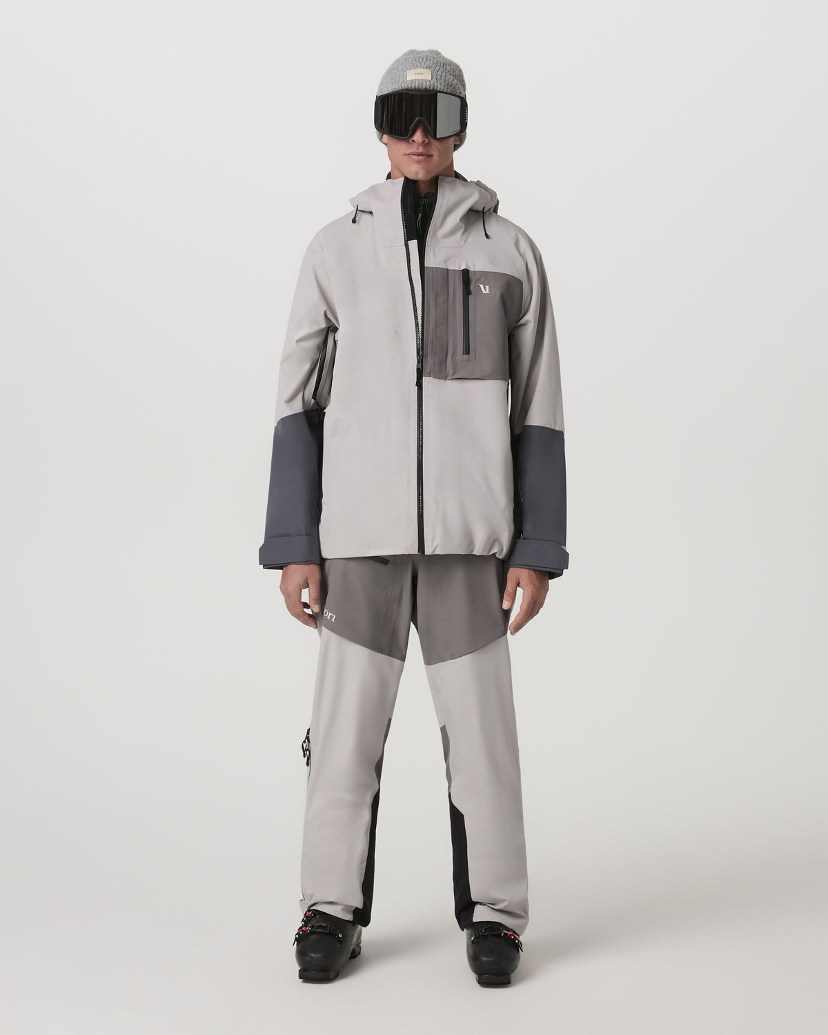 Taika Snow Shell Men's Amethyst Grey Ski/Board Jacket - Vuori