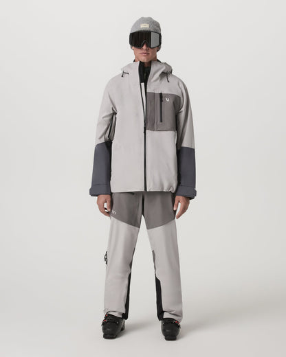 Taika Snow Shell Men's Amethyst Grey Ski/Board Jacket - Vuori