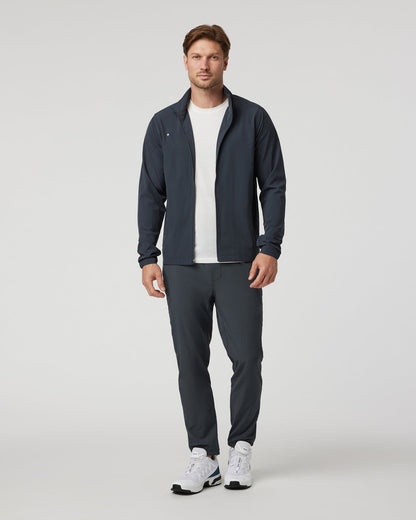 Venture Track Jacket Men's Navy Workout Jacket - Vuori