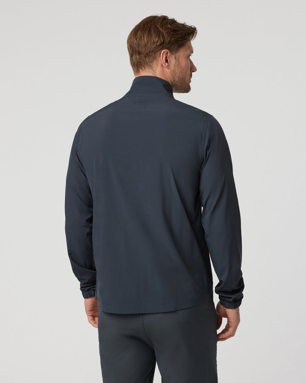 Venture Track Jacket Men's Navy Workout Jacket - Vuori