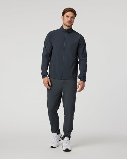 Venture Track Jacket Men's Navy Workout Jacket - Vuori