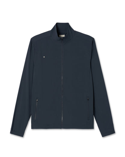 Venture Track Jacket Men's Navy Workout Jacket - Vuori