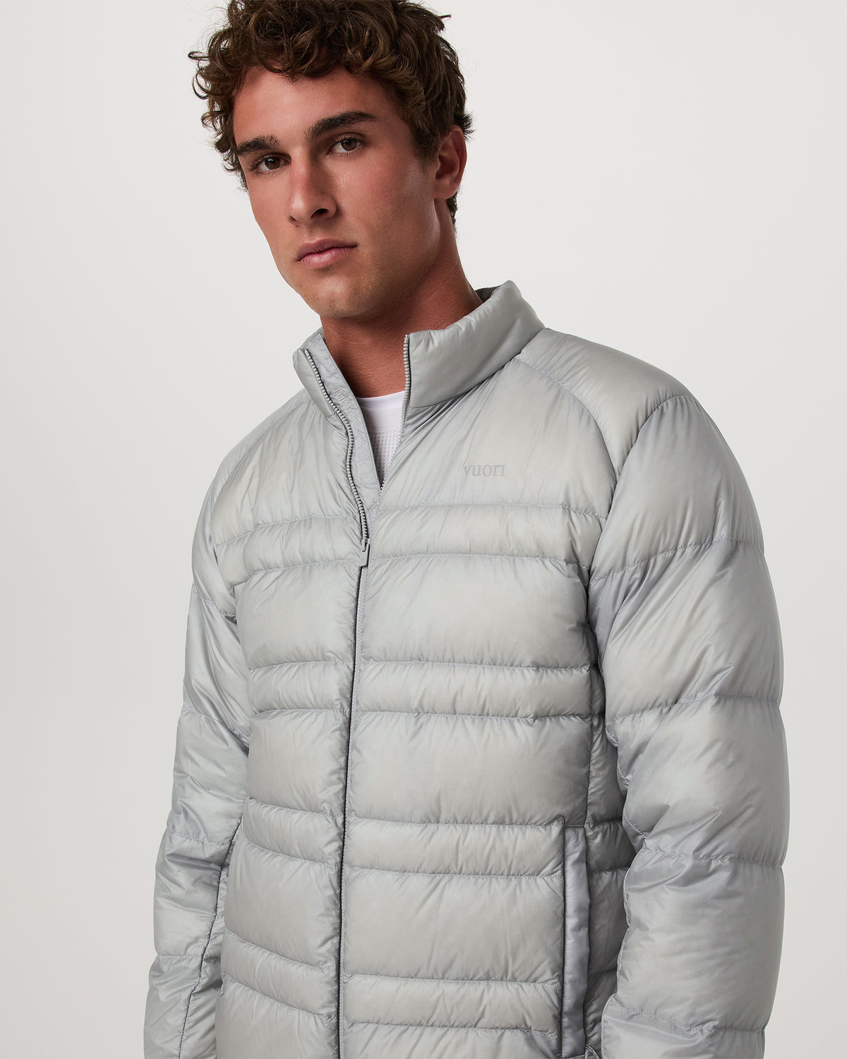 Coordinate Down Jacket Men's Sea Fog Ultra-Light Jacket - Vuori
