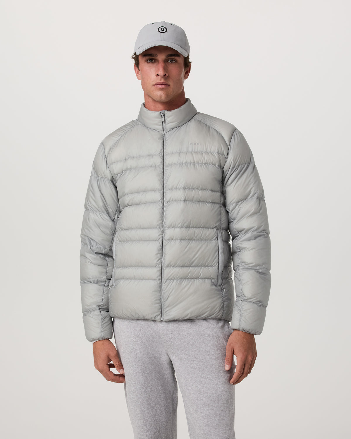 Coordinate Down Jacket Men's Sea Fog Ultra-Light Jacket - Vuori