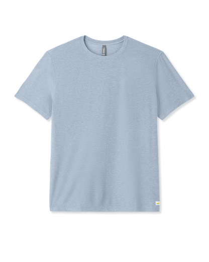 Strato Tech Tee Men's Blue Dusk Heather T-Shirt - Vuori