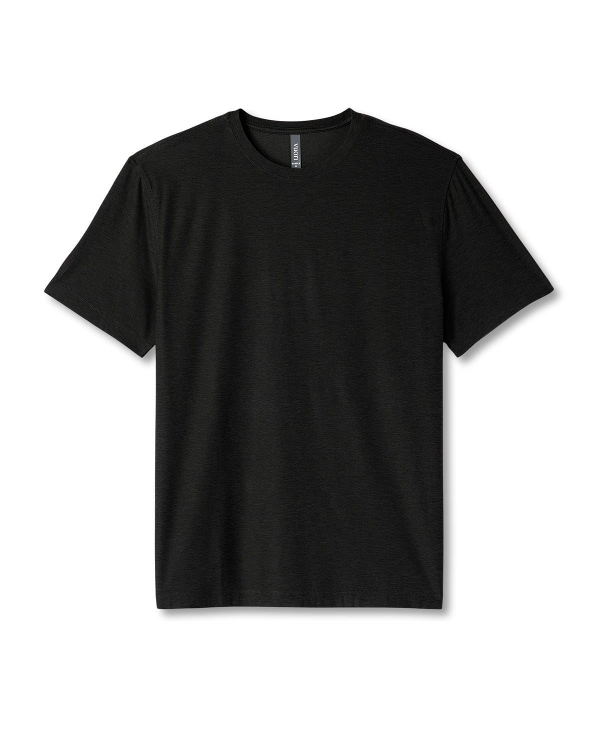Short Sleeve Strato Tee - Relaxed Fit Men's Black Shirt - Vuori
