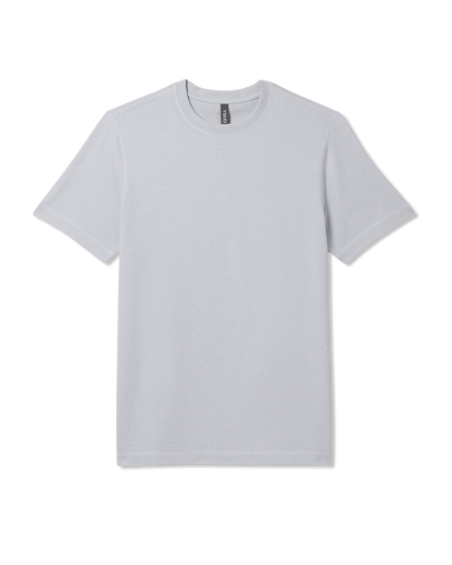 Short Sleeve Ponto Performance Tee Platinum Heather - Vuori