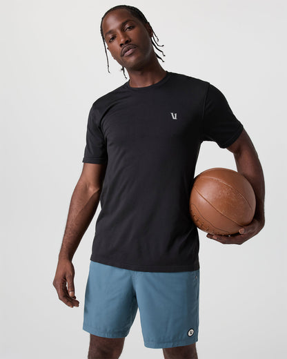 Short Sleeve Clearview Seamless Tee Black - Vuori