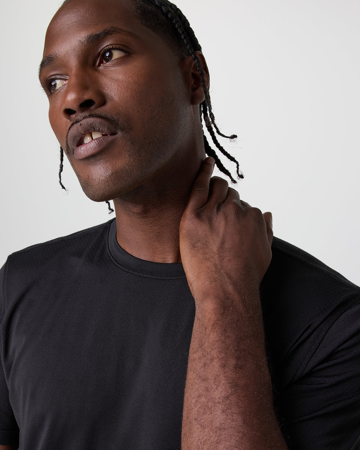 Short Sleeve Clearview Seamless Tee Black - Vuori