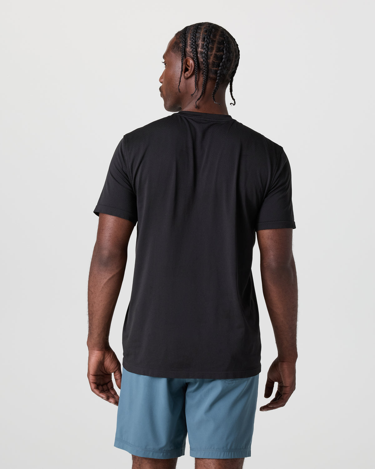 Short Sleeve Clearview Seamless Tee Black - Vuori