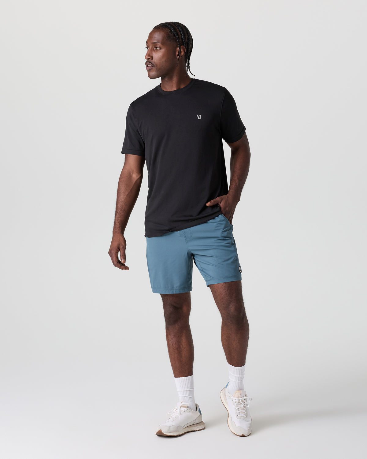 Short Sleeve Clearview Seamless Tee Black - Vuori