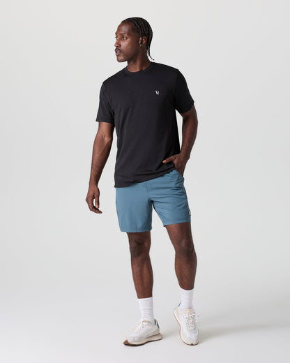 Short Sleeve Clearview Seamless Tee Black - Vuori