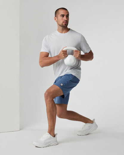 Current Tech Tee Men's Frost Grey Lightweight Shirt - Vuori