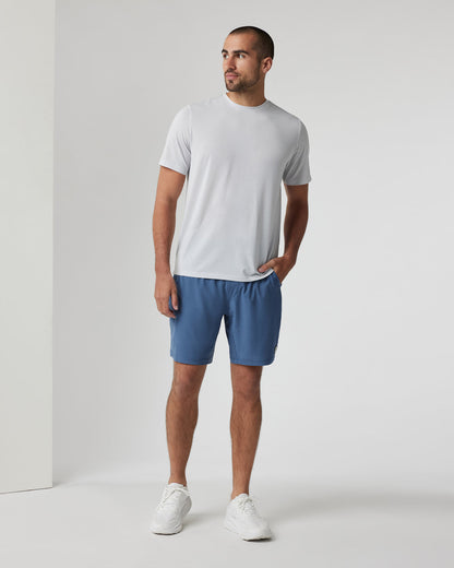 Current Tech Tee Men's Frost Grey Lightweight Shirt - Vuori