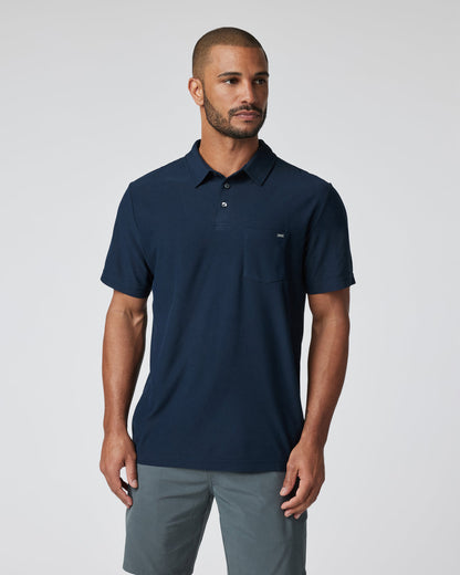 Ace Polo Men's Ink Performance Polo - Vuori