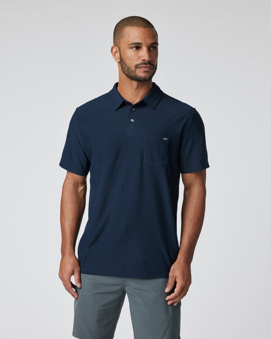 Ace Polo Men's Ink Performance Polo - Vuori