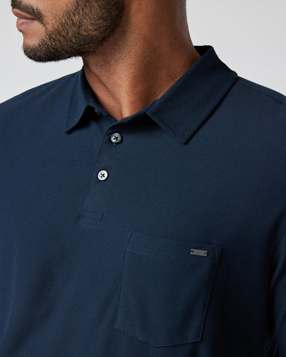 Ace Polo Men's Ink Performance Polo - Vuori