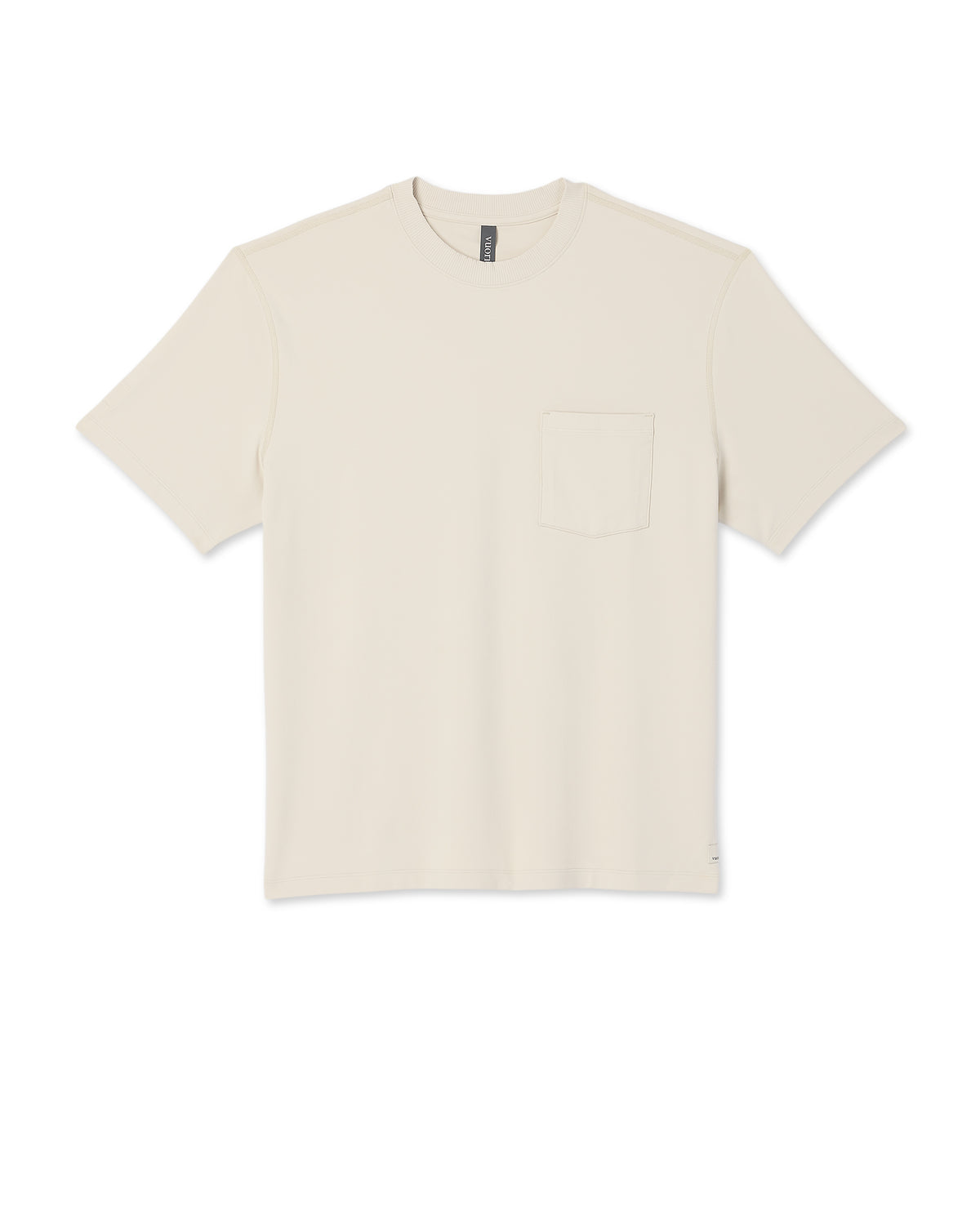 Men's Short Sleeve Ponto Pocket Tee - Relaxed Fit Bone - Vuori