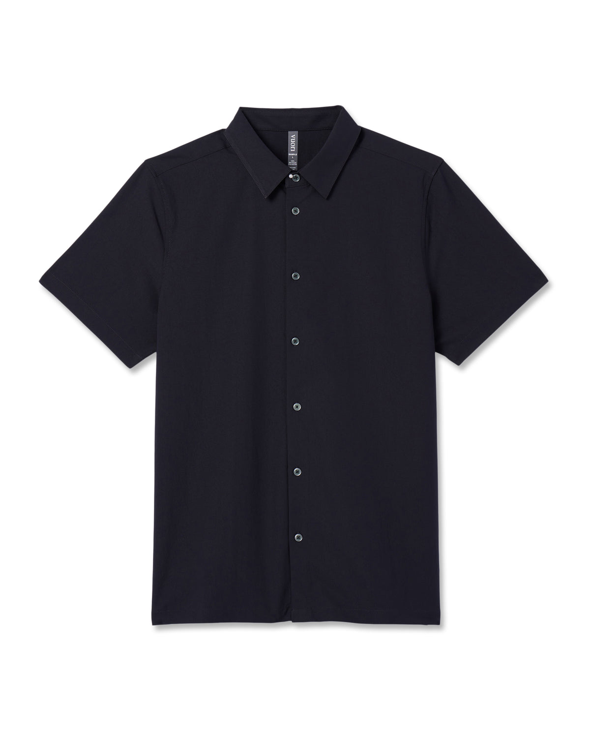 Short-Sleeve Manhattan Button Down Black - Vuori