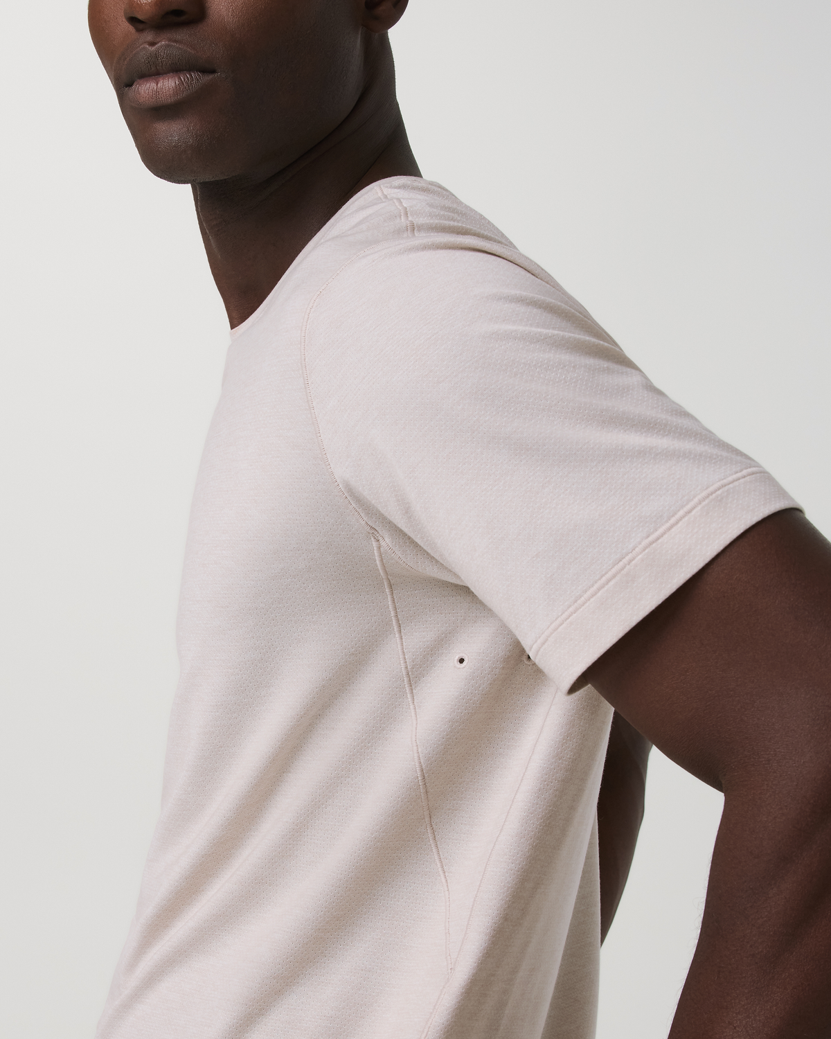 Short Sleeve Everyday Tee Men's Oatmeal Heather Shirt - Vuori