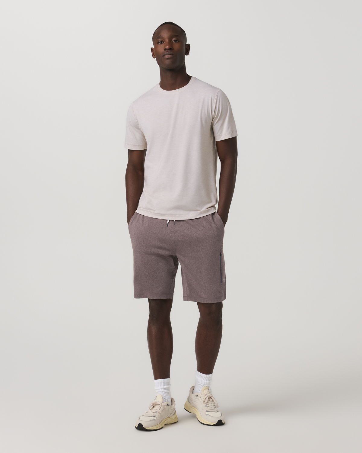 Short Sleeve Everyday Tee Men's Oatmeal Heather Shirt - Vuori