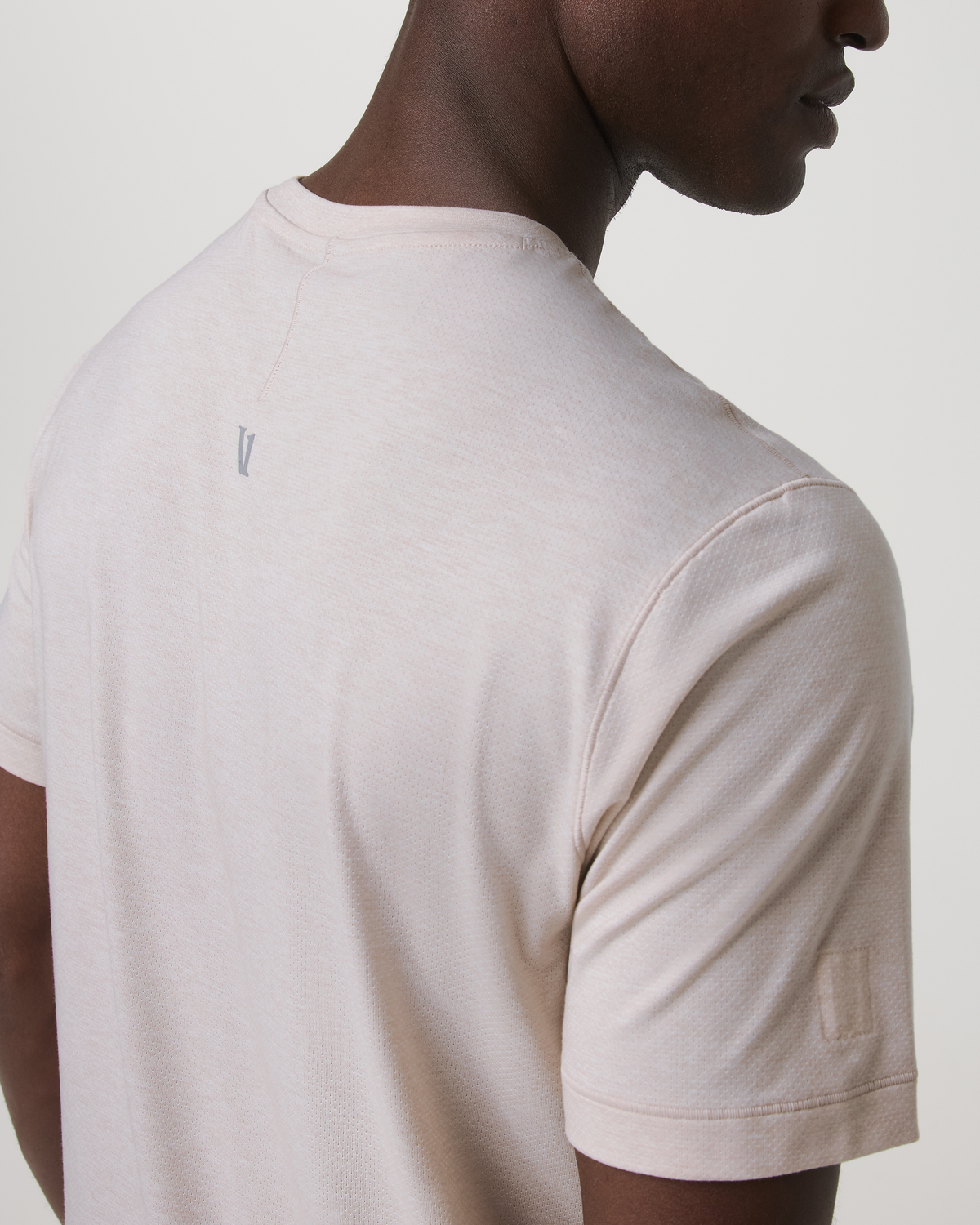 Short Sleeve Everyday Tee Men's Oatmeal Heather Shirt - Vuori