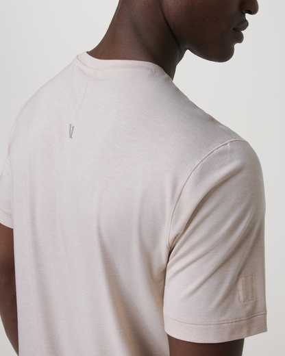 Short Sleeve Everyday Tee Men's Oatmeal Heather Shirt - Vuori
