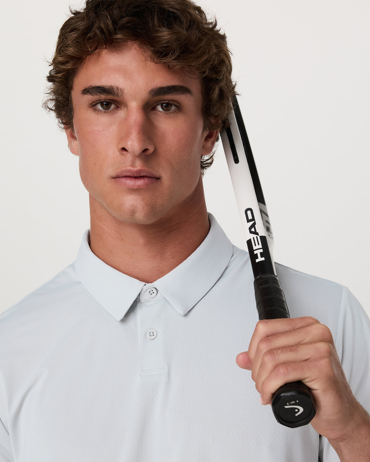 Short Sleeve Viewpoint Polo 2.0 Men's Sky Grey Shirt - Vuori
