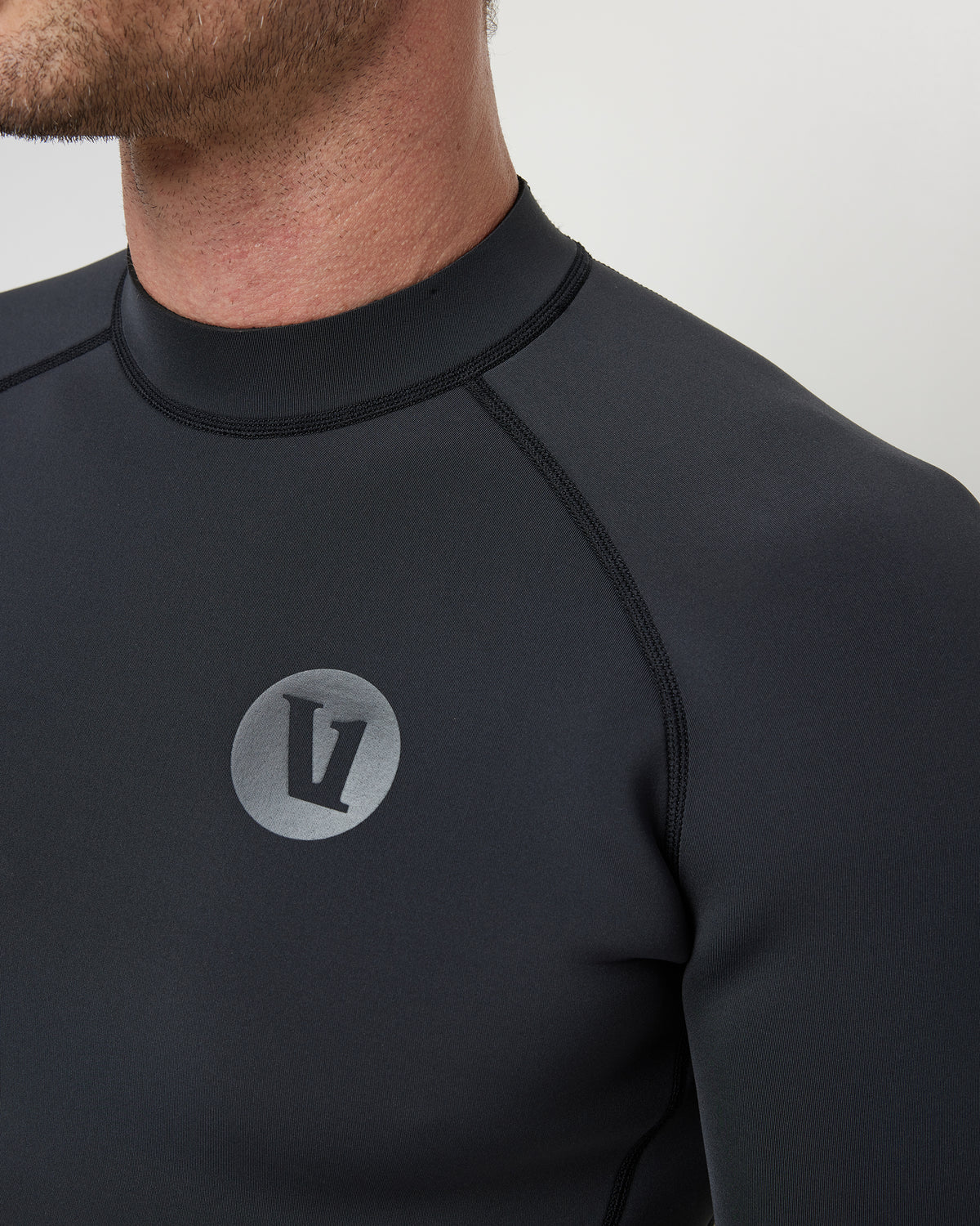 Short Sleeve Yulex Wetsuit Top Washed Black - Vuori
