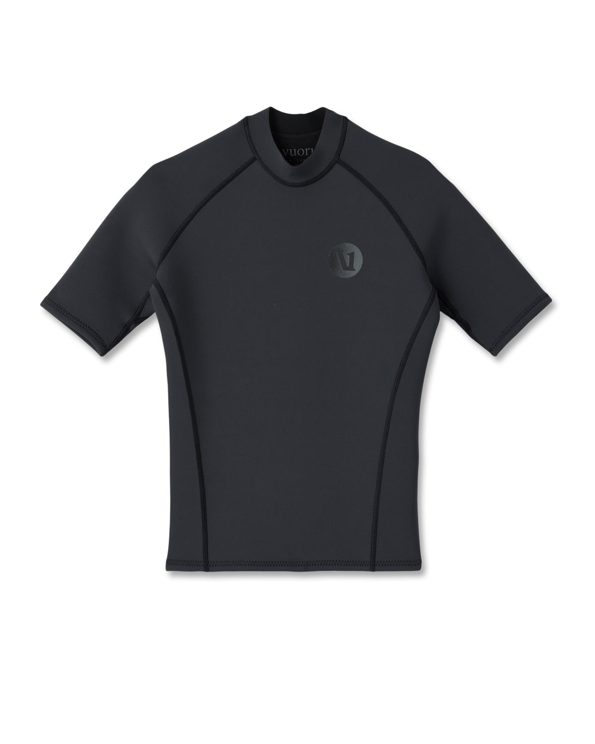 Short Sleeve Yulex Wetsuit Top Washed Black - Vuori
